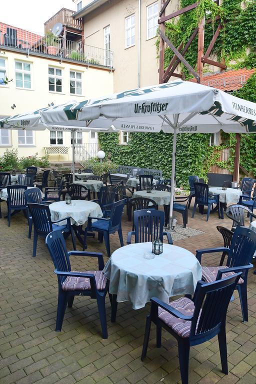 Hotel Garni Goldene Henne Arnstadt Zewnętrze zdjęcie