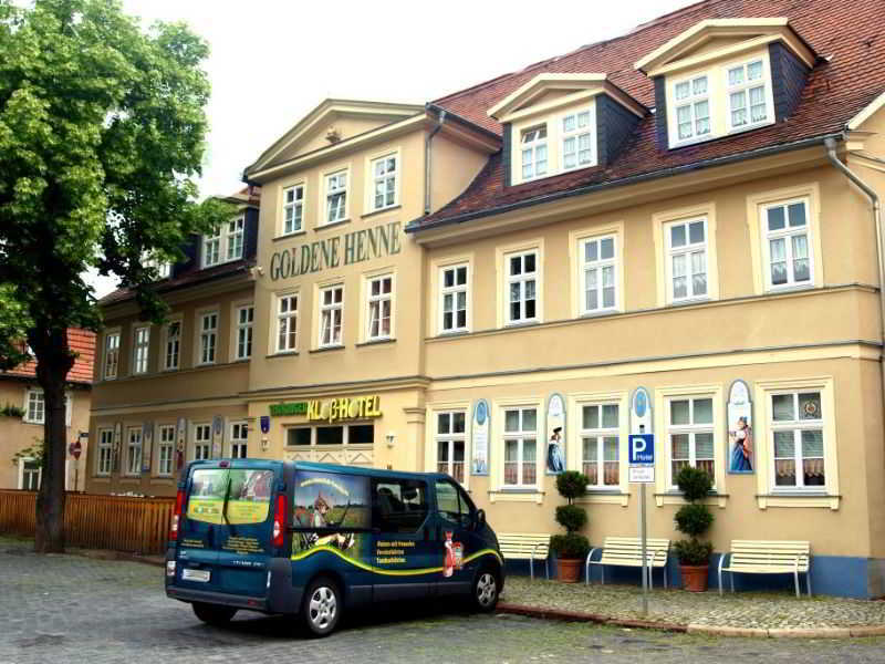Hotel Garni Goldene Henne Arnstadt Zewnętrze zdjęcie